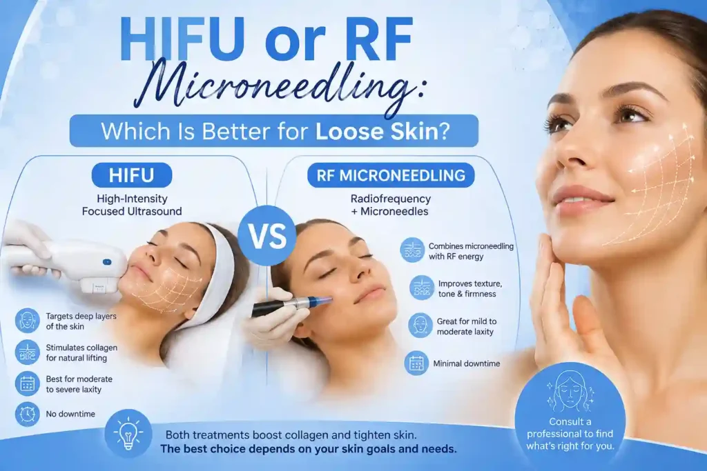 Lost the Weight but Not the Loose Skin? What You Should Know 2 HIFU or RF Microneedling: Which Is Better for Loose Skin Far Coton?